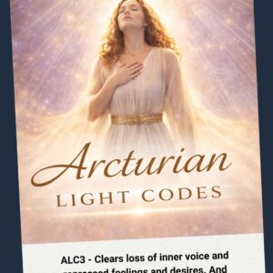 Arcturian Light Code 3 - Clears loss of inner voice and repressed feelings and desires. And upgrades you to AUTHENTICITY