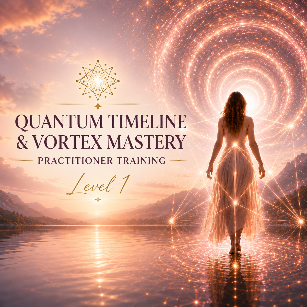 Quantum Timeline & Vortex Mastery Practitioner Training Level 1 – Quantum Field Foundations™