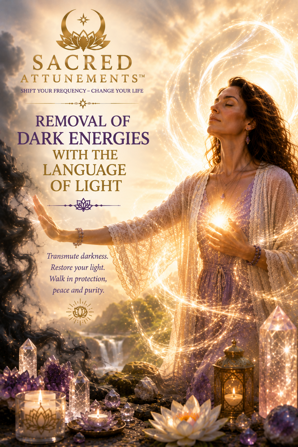Removal of Dark Energies With the Language of Light