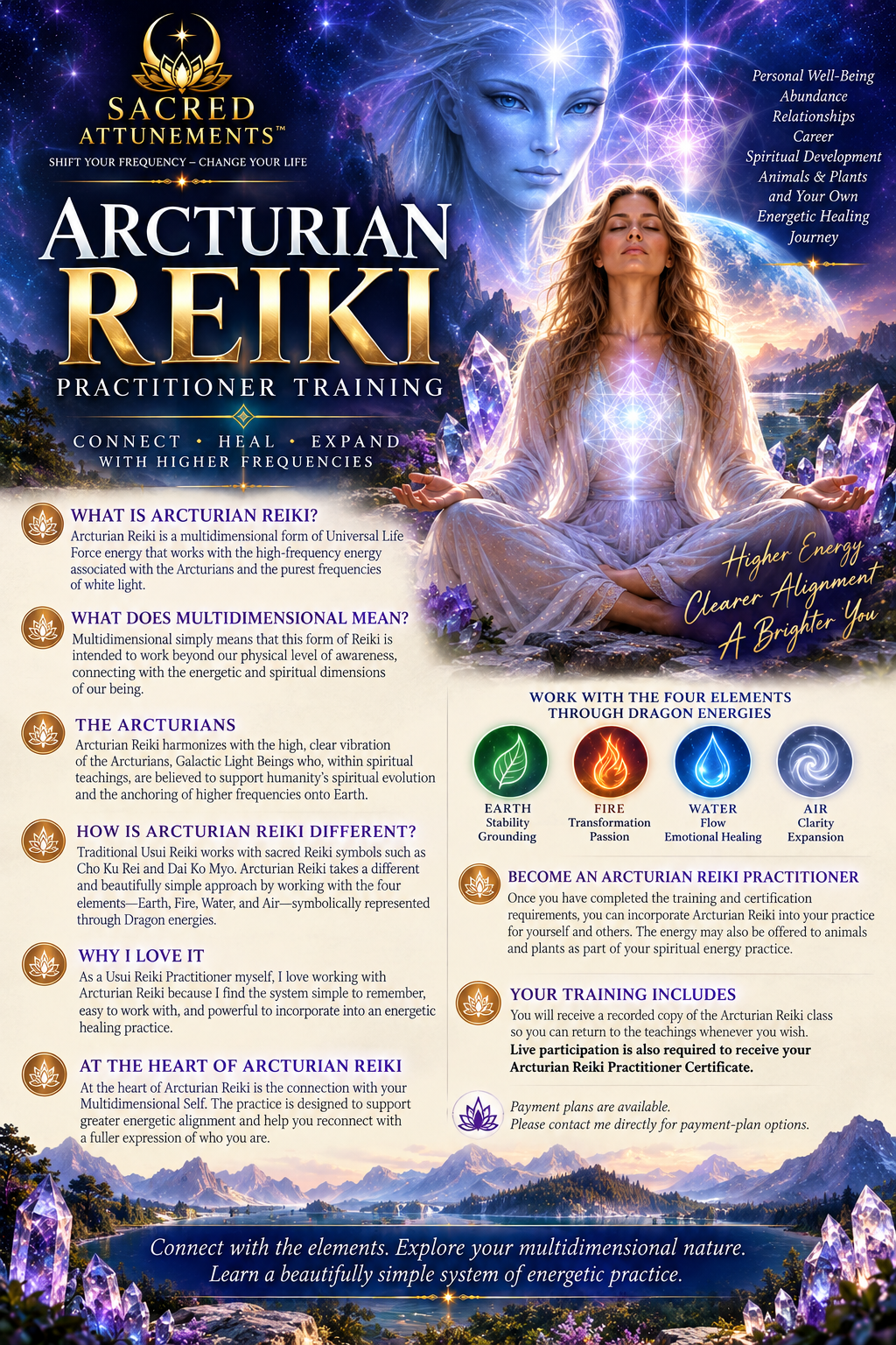 Arcturian Reiki Practitioner Training